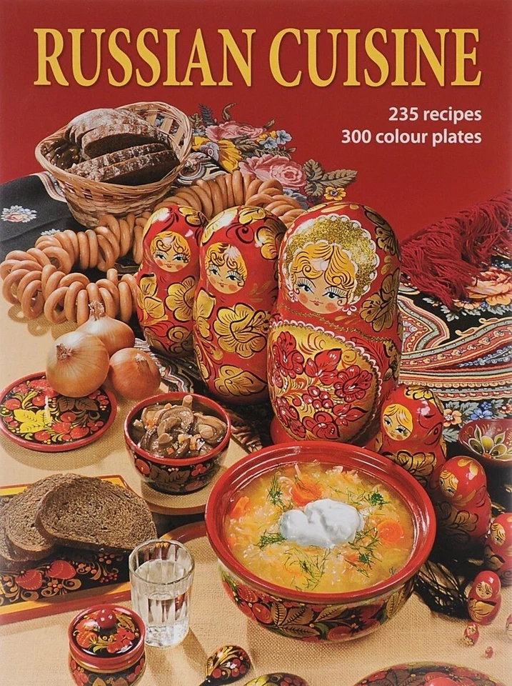 Russian Cuisine.  Russian Culinary Book in English - Image 1 of 2