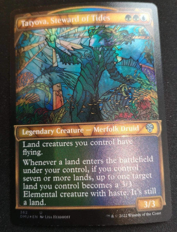 Tatyova, Steward Of Tides - Textured Foil - Showcase - DMU - MTG - NM - EN - 362 - Image 1 of 1