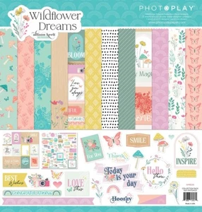 PhotoPlay Papier - Wildblumenträume 12x12 Sammlung Pack Kit Papiere + Sticker - Bild 1 von 3