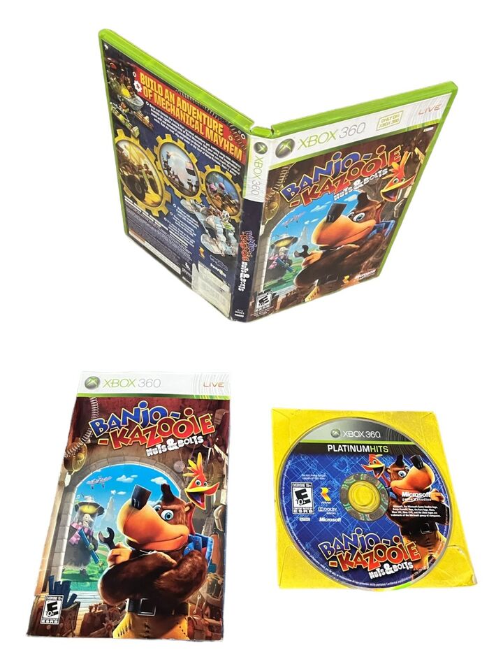 Microsoft Xbox 360 Banjo Kazooie Nuts & Bolts CIB Complete