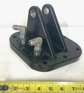 Steering Sterndrive TrimMount Plate Bracket Hydraulic Fitting Race Offshore Boat - Picture 1 of 7