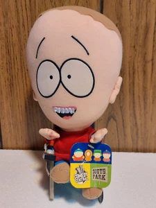 South Park Plüsch Timmy sprechender Rollstuhl mit Etikett Vintage 2000 funktioniert 12 Zoll - Bild 1 von 9