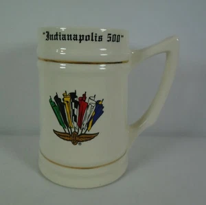 Indianapolis Motor Speedway Beer Stein Mug 1911 to 1984 Indy 500 Rick Mears - Picture 1 of 9