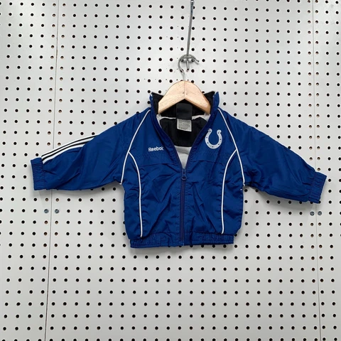 Indianapolis Colts NFL Jacket Toddler Size 18 months FIts 12x12.5 Blue Full ZIp Cover
