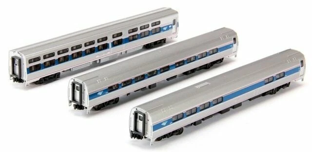 KATO 1066286 N Amfleet Intercity Express Passenger Car - 3 Car Set