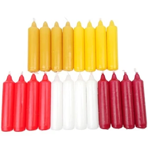 Adventskerzen rot/antikrot/gelb/natur/weiss/champagner /4 Größen  Baumkerzen - Bild 1 von 37