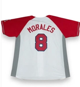 General Merchandise Anaheim Angels Morales Jersey #8 White Red Read Description - Picture 1 of 8