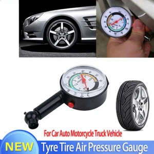 NEW Tyre Tire Air Pressure Gauge Car Motorcycle Truck Vehicle Tester Dial Meter - Picture 1 of 10