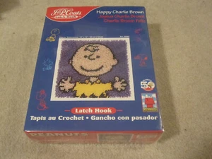 Snoopy Peanuts Charlie Brown Riegel Haken Teppich Kit Brandneu in versiegelter Box - Bild 1 von 2