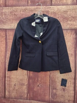Blazer Lands End Niñas Azul Marino Talla 10 Foto 1 de 3