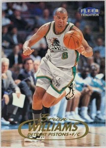 Pistones Fleer Traditions #63 1998-99 Brian Williams Detroit - Imagen 1 de 4