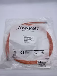 Commscope UC1BBB2-06F010 Cat 6 U/UTP Orange Patch Cord, RJ45-RJ45, 10ft - Picture 1 of 3