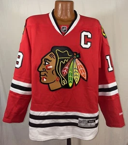 Reebok Premier NHL Jersey Chicago Blackhawks Jonathan Toews #19 "C" Red sz LARGE - Picture 1 of 6
