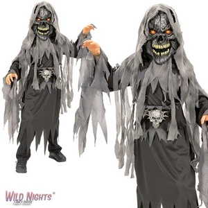 Halloween Boys Evil Eye Skull Costume Age 5-10 - Picture 1 of 1