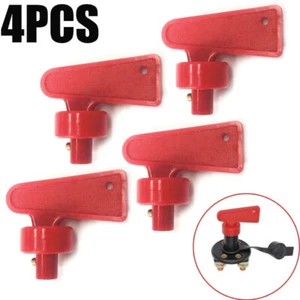 4Pcs Isolator Switch Keys Battery Disconnect Isolator Power Kill Switch Key - Imagen 1 de 7