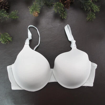 Warners Bra Size 40C Ivory Padded Underwire Adjustable Clasp Back - Image 1 of 4