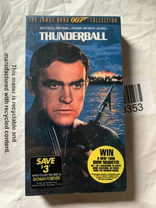 *Thunderball - Sean Connery - (VHS, 1995) Mgm Golden Stamp - Bild 1 von 2