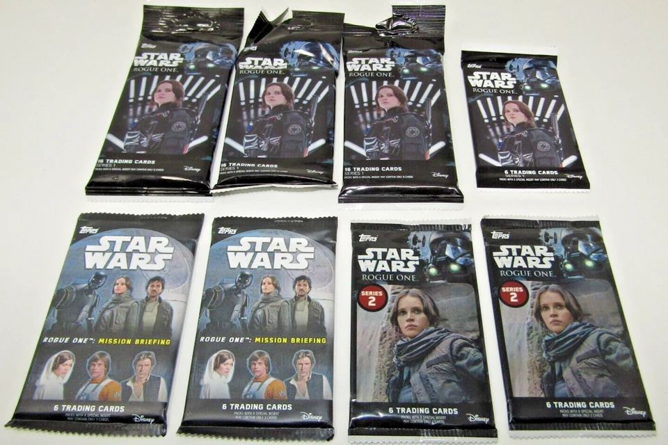 TOPPS STAR WARS ROGUE ONE LOT OF 8 PACKS JUMBOS SERIES 2 & MISSION NEW TY3085 - Image 1 of 1