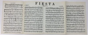 Fiesta 1931 Piano Sheet Music  Walter G. Samuels Leonard Whitcup Santly Bros Inc - Picture 1 of 6