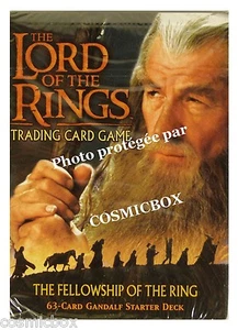 deck LORD of the RINGS starter FELLOWSHIP of the RING GANDALF 63 cards carte NEW - Picture 1 of 1