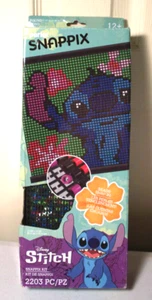 Perler Snappix Disney Stitch 2201 Stück Alter 12+ 2023 12" x 12" Leinwand - Bild 1 von 6