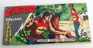 ***ZAGOR STRISCIA*** PRIMA (I) SERIE N. 19 ORIGINALE DEL 1962 !!! - Foto 1 di 6
