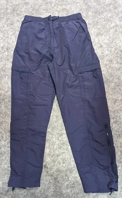 PANTALONES ESQUÍ SIERRA DESIGNS DE COLECCIÓN Mujer 10 Azul Snowboard Peso Ligero Carga Pierna Cremalleras Foto 1 de 4