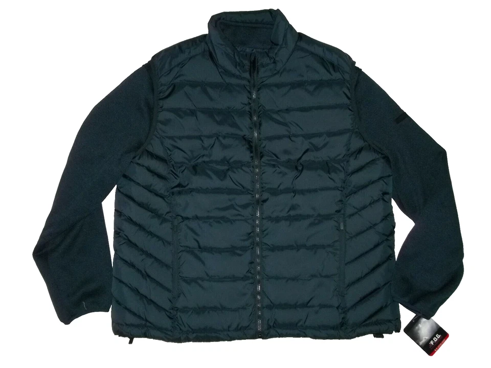 LONDON FOG синий изолированный 3 сезона в 1 системы куртка и жилет мужской размер XXL новый - Изображение 1 из 4