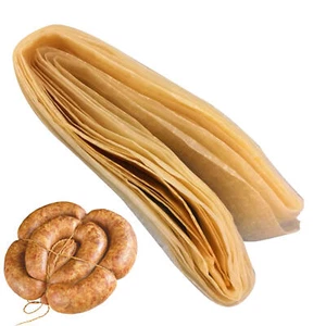 26ft Edible Drying Sausage Casing Homemade Collagen Sausage Casings Diameter 5cm - Picture 1 of 9