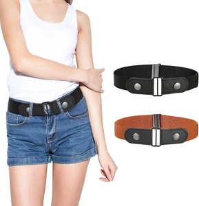 2er Set Schnallenfreier Elastischer Gürtel für Damen und Herren, Verstellbar - Bild 1 von 7