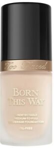 Too Faced Born This Way Matte 24 Hour Undetectable Foundation Snow 1 oz