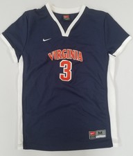 NIKE Womens Virginia Cavaliers #3 SEWN S/S Jersey | Medium | Navy | NEW
