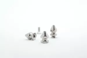 Picos hexagonales plateados de 10 mm 3/8" - bolsa de 20 - tachuelas y picos - Imagen 1 de 2
