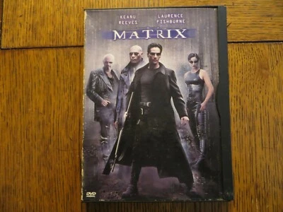 The Matrix - Keanu Reeves, Laurence Fishburne - 1999 Warner Bros. DVD GOOD!!! - image 1 of 3