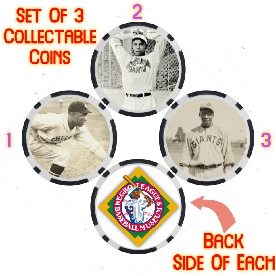 BILL FOSTER - SALÓN DE LA FAMA DE BÉISBOL DE LA LIGA NEGRA - JUEGO DE MONEDAS COLECCIONABLES Foto 1 de 1