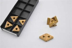 Insertos de torneado de inserción de carburo CNC 10 piezas TNMG160412-TM LF9011 para acero - Imagen 1 de 5