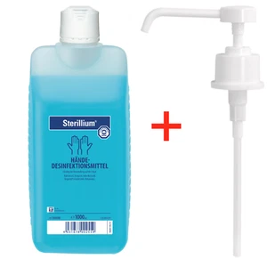 Sterillium 1000 ml + Bode Dosierpumpe (langer Auslauf) 1000 ml - Direktversand - Bild 1 von 1