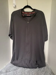 Novara Cycling Shirt Men's Size 2XL Gray Full Zip Lightweight Short Sleeve - Picture 1 of 4