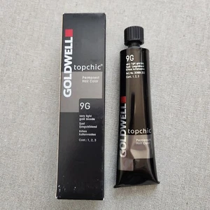 Goldwell TOPCHIC Permanent Hair Color Cream Tube 60 ml Germany Dye Shade 9G - Picture 1 of 2