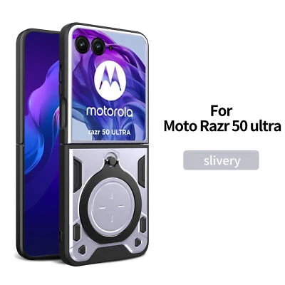 Funda magnética para teléfono Motorola Razr+/Razr 2025 a prueba de golpes anillo soporte cubierta Foto 1 de 4