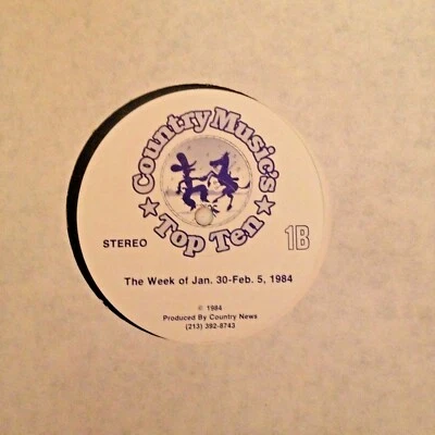 RADIO SHOW: COUNTRY TOP 10 1/30/83 INTERVIEWS: JEFF COOK, ED BRUCE,LEE GREENWOOD - Image 1 of 2