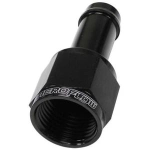 Aeroflow AF411-06BLK Female -6AN To 3/8" Barb Black With Tube Nut - Picture 1 of 1