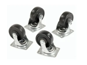 (4) Swivel 4" Replacement Casters for Hardwood Dolly 1000 pound capacity - Picture 1 of 3