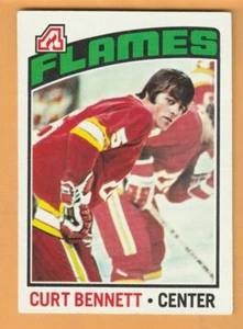 Curt Bennett Atlanta Flames 1976-77 Topps #202 - Imagen 1 de 2