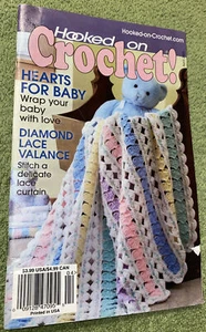 Hooked on Crochet! APRIL 2005 Hearts for Baby - Diamond Lace Valance - Picture 1 of 3