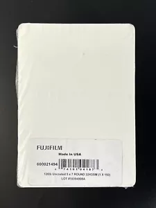 FUJIFILM 120 lb Uncoated 5 x 7 White 324 GSM 150 Sheets Round Corner Card NEW - Picture 1 of 4