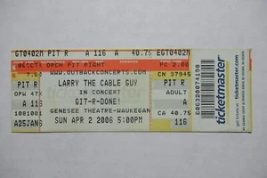 LARRY THE CABLE GUY IN CONCERT ¡HAZTE! 02/04/2006 Entrada completa Teatro Genee - Imagen 1 de 1