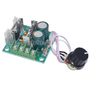 6V-90V DC Motor Speed Controller PWM Power Regulator Governor Switch Soft Start - Photo 1/5