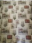 Vintage Bare Knuckle Boxing Printed Fabric Cloth Approx 5ft × 4ft Tom Cribb