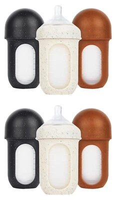 Enfermera, botella bolsa de silicona, mediana, 3 meses +, 6 botellas, 8 oz (236 ml) cada una Foto 1 de 4